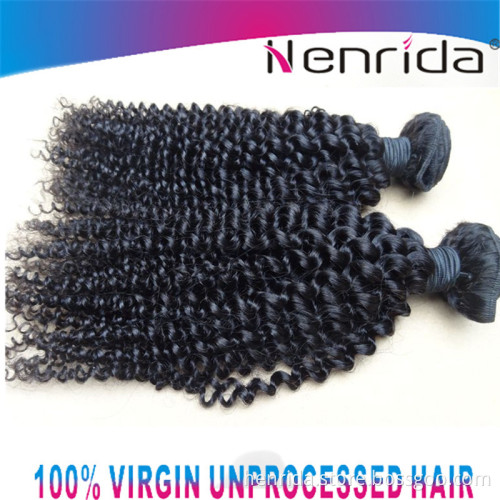 Fast Shipping Grade 6A 1b# Unprocessed Mongolian Kinky Curly Virgin Hair Weave Extension Afro Kinky Curly Human Hair 100g/PCS